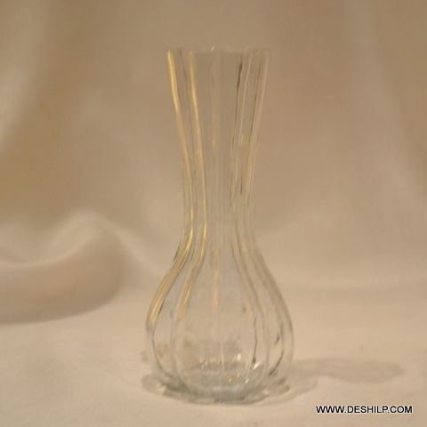 Antique Shape Glass Flower Vase for Home Decor