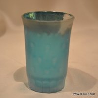 Sky Blue Candle Holder For Home Decor