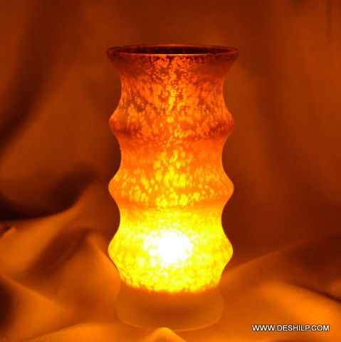 Ring Design Glass Decor Candle Holder