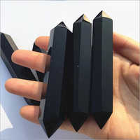 Black Obsidian Stone - Obsidian Point, Varies In Weight, Black Color | Blockage Removal, Psychic Cleansing, Protection, Spiritual Grounding, Communication Aid