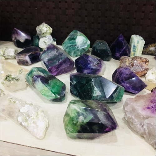 Multi Color Fluorite Stone