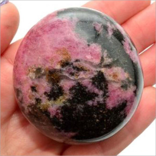 Rhodonite Palm Stone