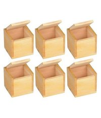 Pine Wood Tea Box - Raw Pine Wood, 100gm To 1kg | Customized Logo & Printing, Painted & Polished Finish, Ideal For Gifts & Decorations