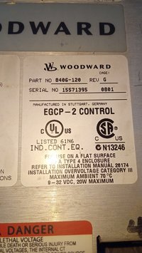 WOODWARD HMI 8406-120 G