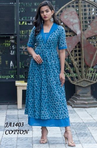 Embroidered Cotton Kurti