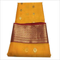 Bridal Silk Saree - Cotton Silk Material | Alluring Color Combinations, Eye-catching Design, Perfect For Brides