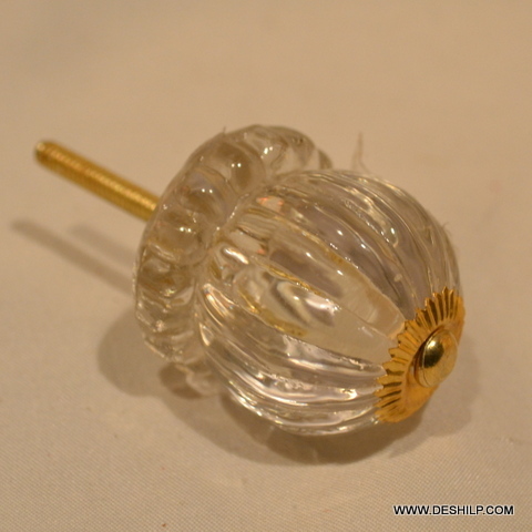 Antique Shape Glass Door Knobs