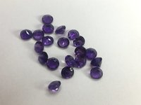 1.5mm Natural African Amethyst Faceted Round Loose Gemstone