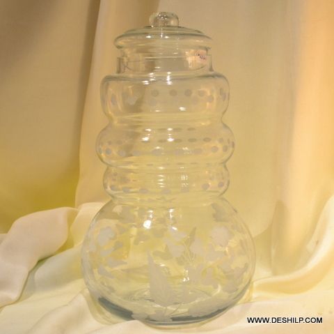 Ring Design Glass Jar & Containers