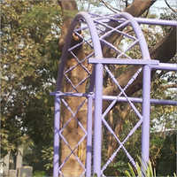 Garden Trellis - Metal, 72"x48"x84" , Purple Powder Coated Finish, Welded Design, 1 Year Warranty
