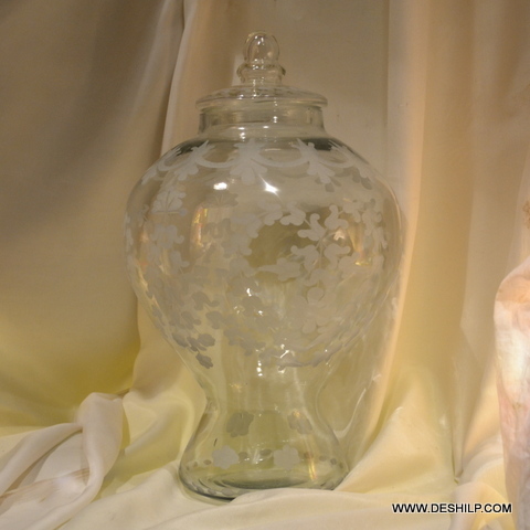 Transparent Glass Jar And Containers With Lid