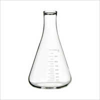 Laboratory Conical Flask - Glass, 50 Ml Transparent | Wide Flat Bottom, Enhances Microbial Growth, Accurate Measuring Marks, Safe For Heating, Different Sizes Available