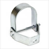 Clevis Clamp - Steel, Size 1/2-10 , Silver Color, Electroplated Finish, 1-2 Mm Thickness, G Clamp Structure, High Strength And Temperature Resistance