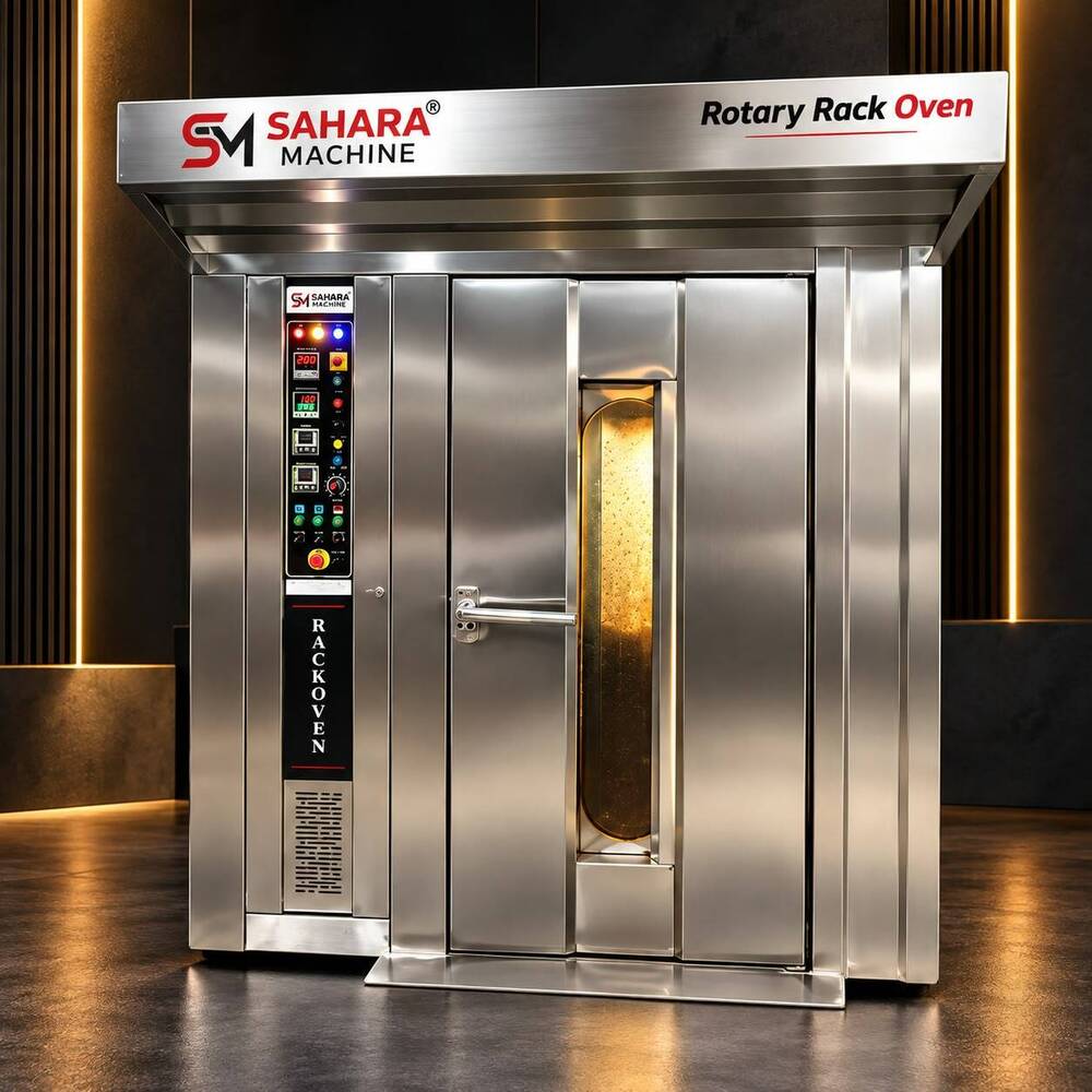 Commercial Rotary Rack Oven - Stainless Steel Design | Heavy-Duty Performance, Efficient Baking Capacity