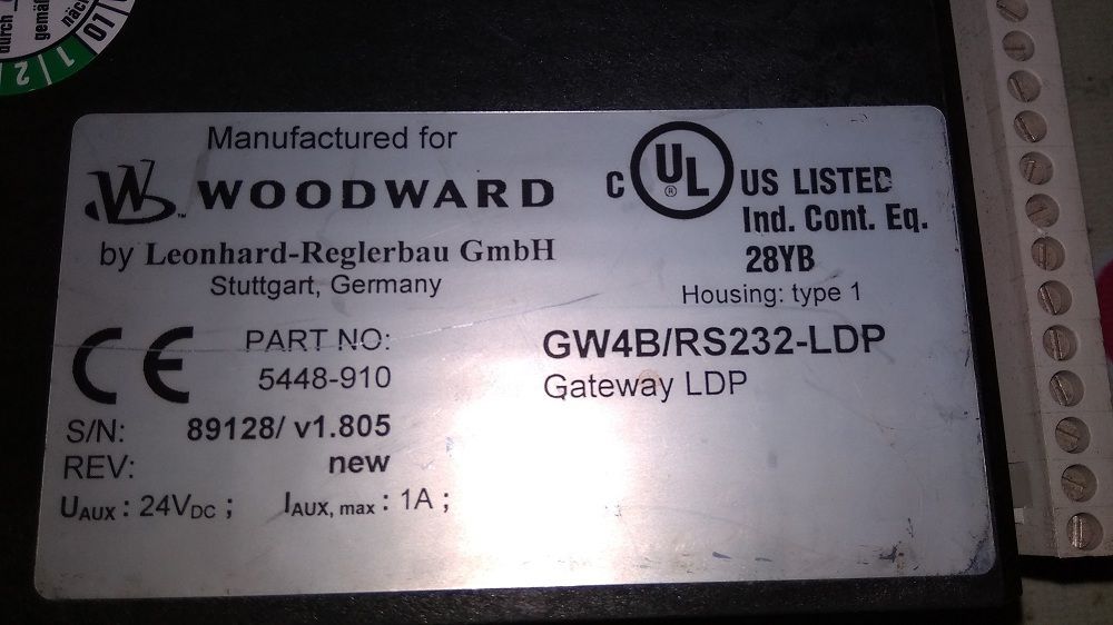WOODWARD HMI 5448-910 NEW