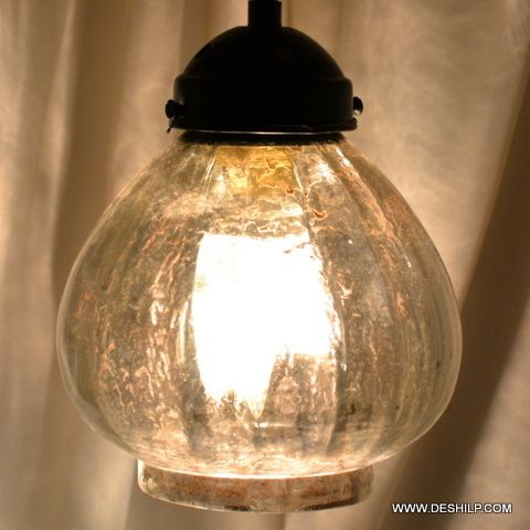 Silver Wall Hanging Lamp