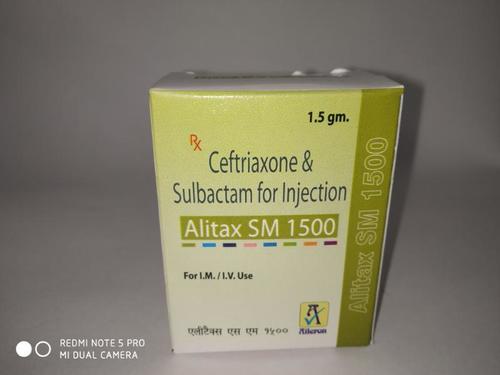 Ceftriaxone Injection - Third-Generation Cephalosporin Antibiotic Effective Against Gram-Positive & Gram-Negative Bacteria Administered Intramuscularly or Intravenously Suitable for Children & Teenagers