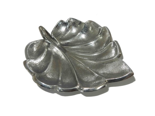 Aluminium Fruit Tray Leaf Design