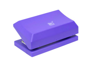Purple&White&Black Custom Design Hole Punch Logo Hole Circle Paper Punch
