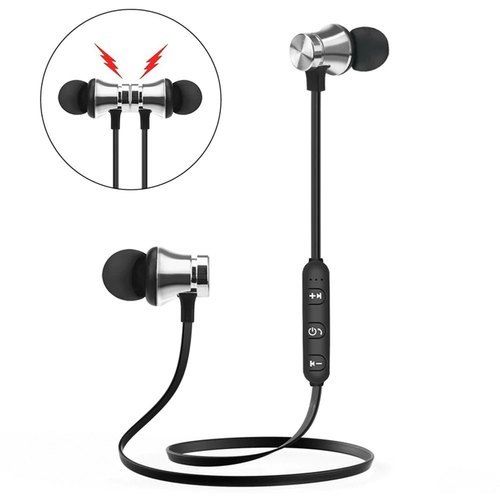 Xt11 Magnetic Bluetooth Earphone Headset Battery Backup: 3-4 Hours