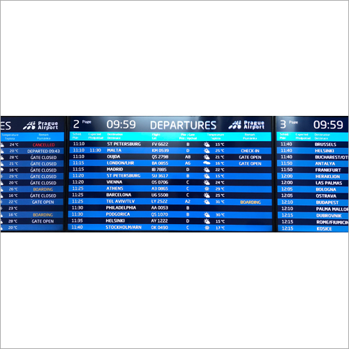 Flight Information System LED Display