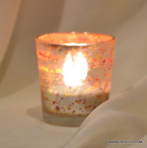 Glass T-Light Candle Holder