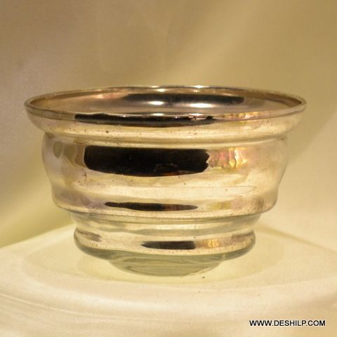 Unique Design Silver Candle Votive