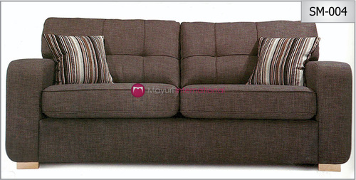 Marvelous Sofa - Wood and Fabric, Antique Brown Finish | Durable, Indian Style, 1 Year Warranty