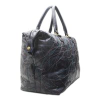 Leather Patch Duffle Bag