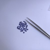 2mm Natural Iolite Faceted Round Gemstone