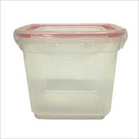 White Plastic Airtight Container 4 Side Lock