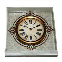 Antique Nautical Wall Clock - Plastic, 24x14.5x4 Inches | High Durability, Meticulously Engraved, Long Lasting Quality