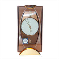 Table Clock - Plastic, 24x14.5x4 Inch | Digital, Brown Color, Unisex Design, 1-year Warranty, Compact And Stylish