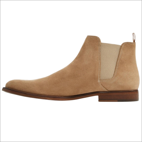 Mens Plain Leather Boot