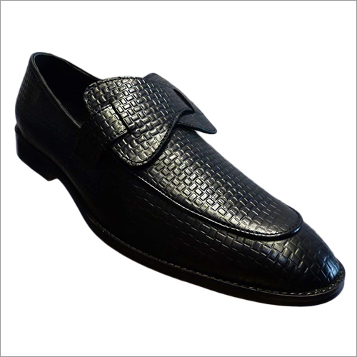 Mens Textured Loafer Shoes