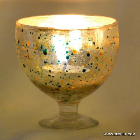 Ice Cup Shape Glass T Light Votive