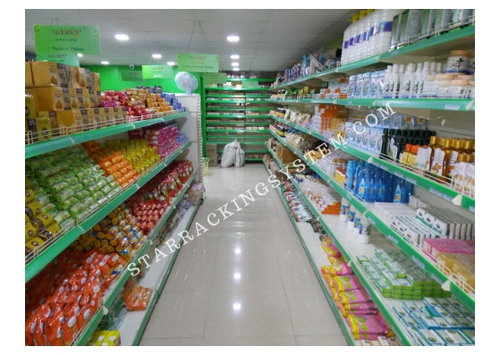 All Color Grocery Display Rack