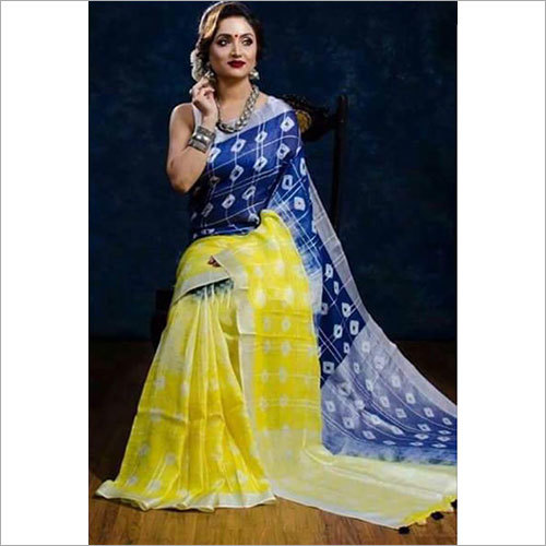 Sibouri Printed Linen Saree