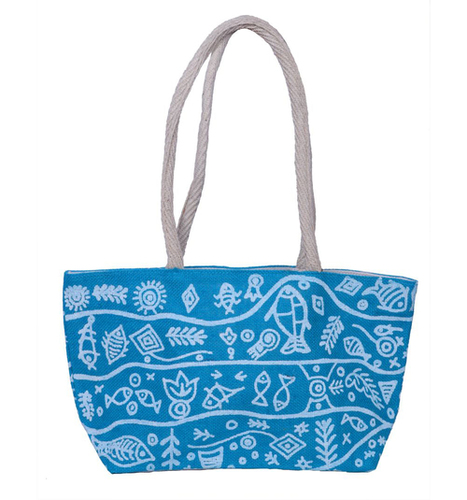 Fish Print Small Shopping Bag