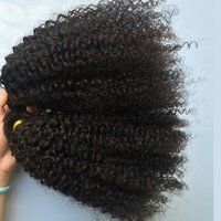 Natural Curly Weft Hair