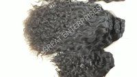 Natural Curly Weft Hair