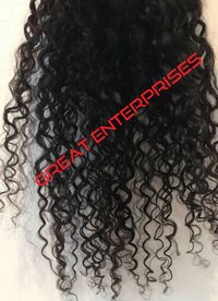 Natural Curly Weft Hair