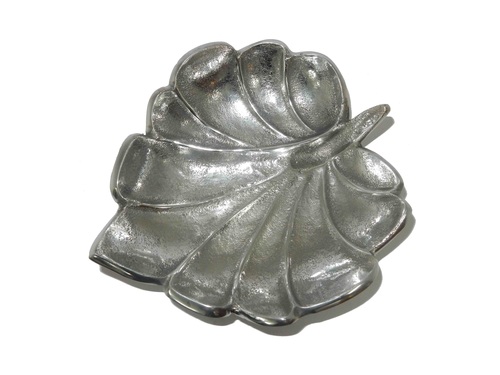 Aluminium Fruit Tray Leaf Design