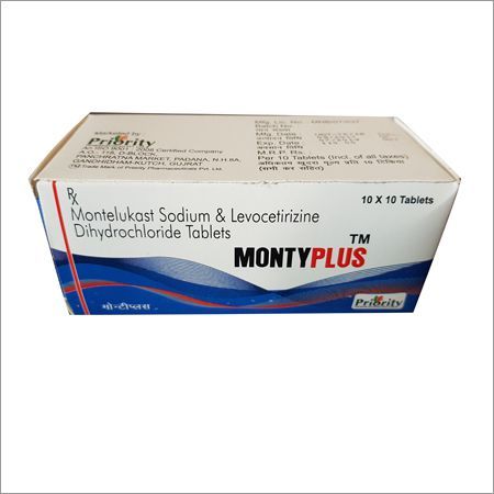 Montelukast 10 MG + Levocetrizine 5 MG Tablets