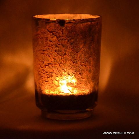 Silver Finish T Light Votive