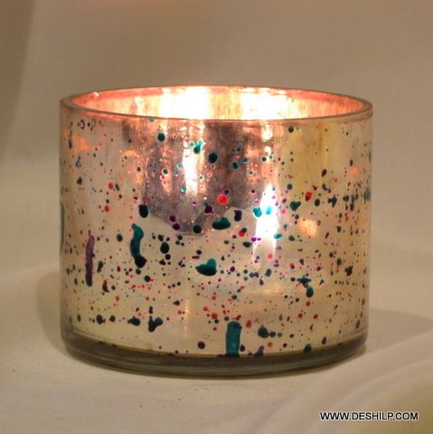 Small Round Glass Votive Holder