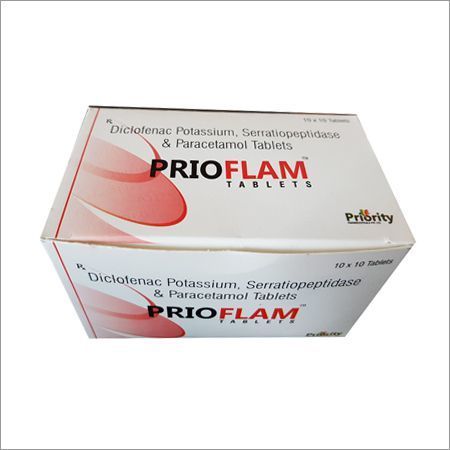 Diclofenac Sodium 50 MG + Serriatiopeptidase 10 MG + Paracetamol 325 MG