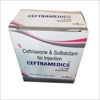Ceftriaxone 1 GM + Sulbactum 500 MG Injection