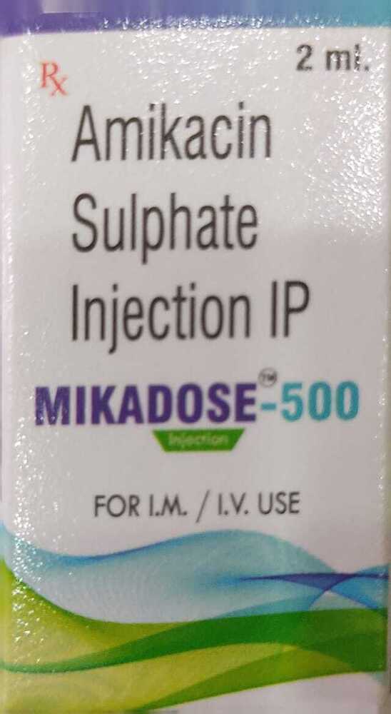 Amikacin 500 Mg Injection - Dosage Form: As Prescribed By The Doctor.