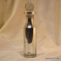 Silver Glass Perfume Bottle & Decanter